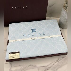 🔥NEW! CELINE•Vintage Macadam Sheet Light Blue